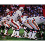 Dan Marino Autographed Miami Dolphins Home Jersey At The Line Of Scrimmage Horizontal 16x20 Photo (Signed by Ken Regan)